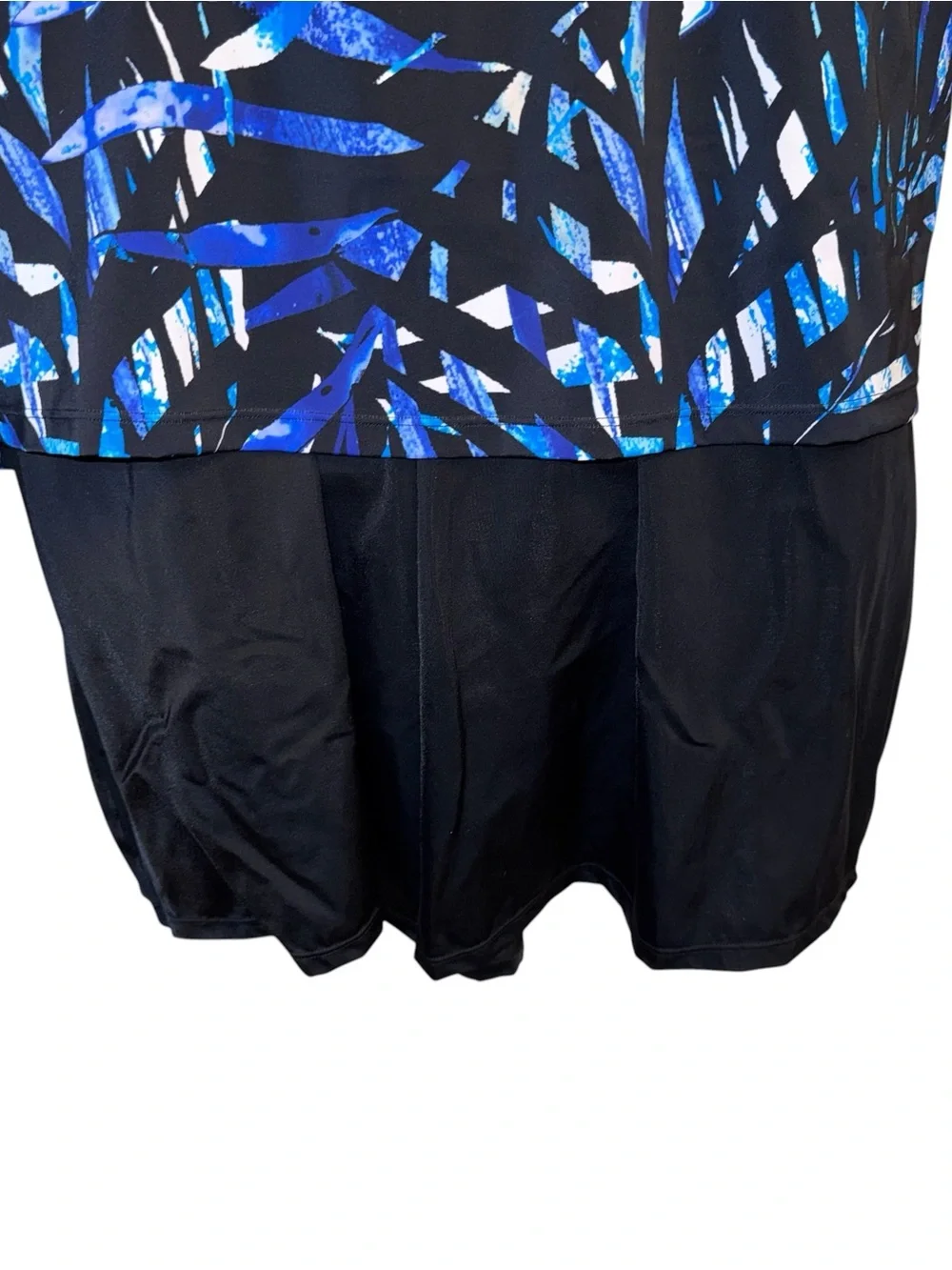 Swim 365 Women's Size 24 Tank Overlay Tummy Control Swim Romper Adjustable Strap